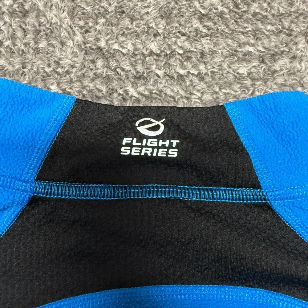 The‎ North Face Mens Flight Series Pullover XL Blue Black 1/4 Zip Fleece